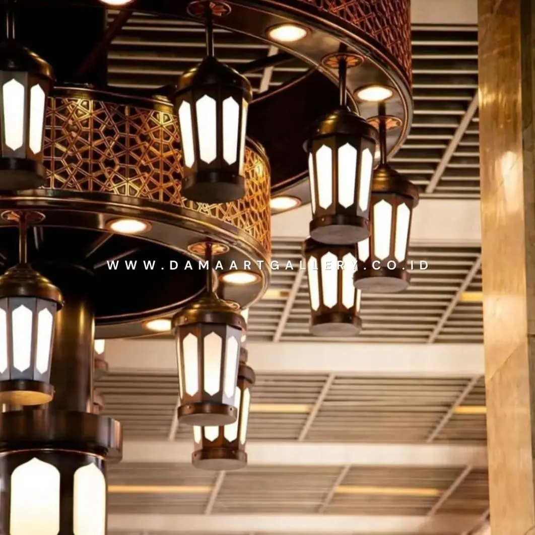 Lampu Nabawi Custom Material Tembaga